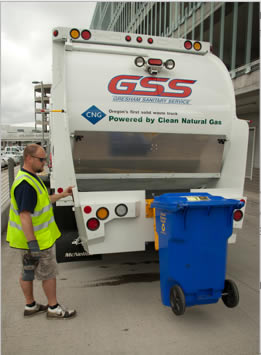 GSS Compressed Natural Gas Truck in motion