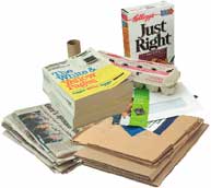 Scrap Paper & Cardboard Recyclables